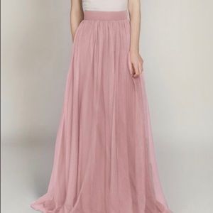 Dusty Rose Pink Skirt